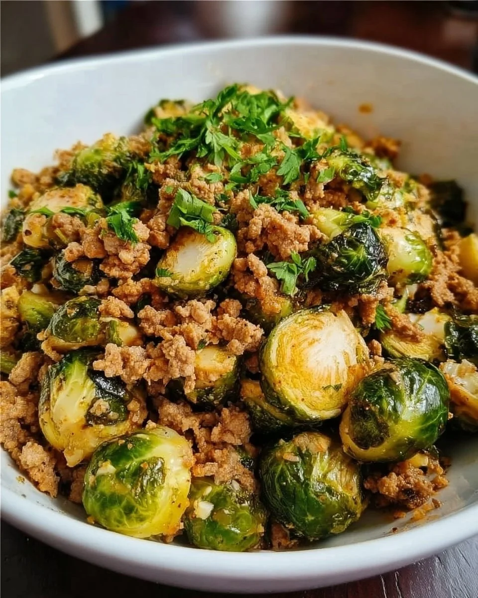 Brussels Sprouts Ground Turkey Skillet: A Healthy Delight! – Crisp Tastes
