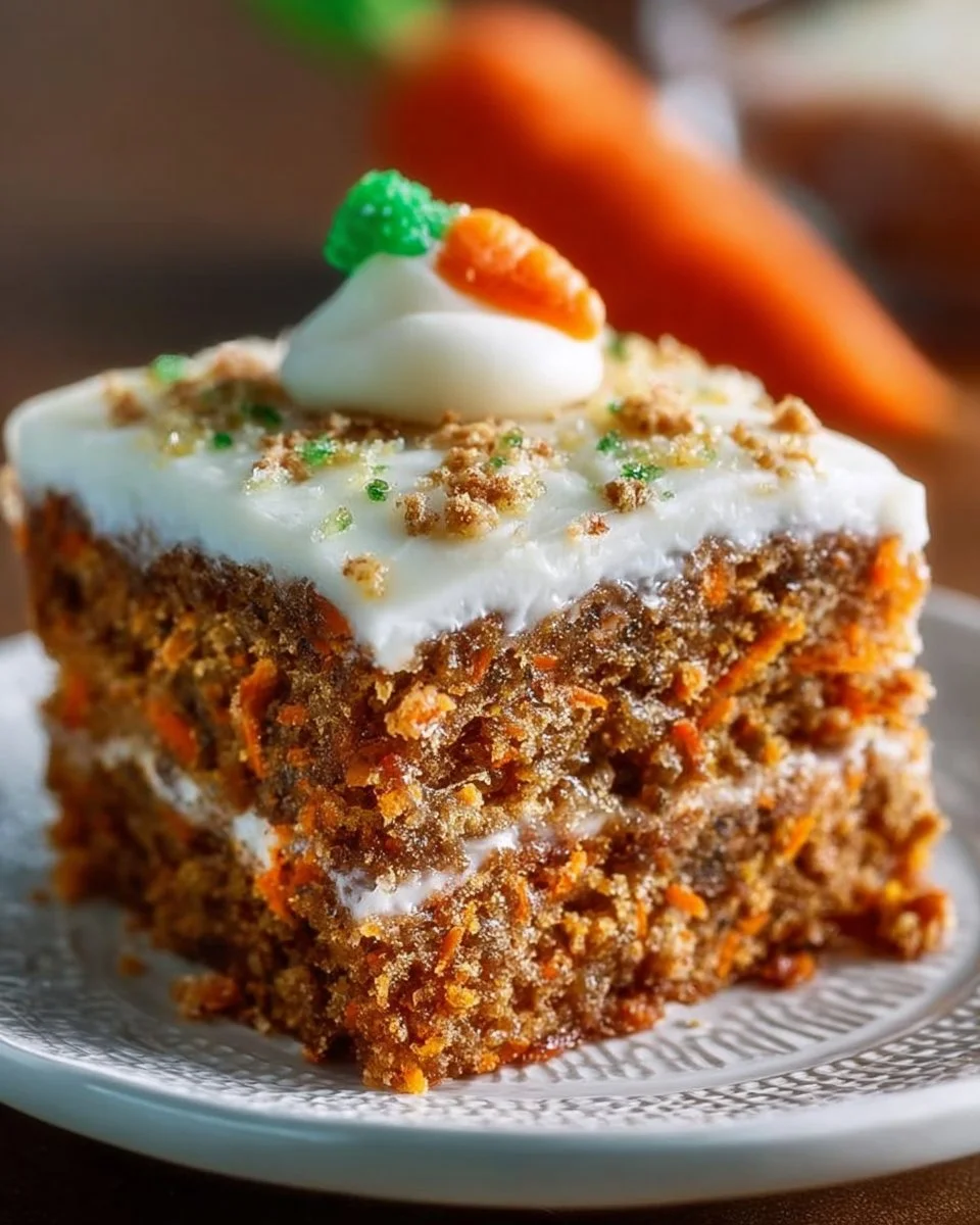 Carrot Cake Bars with Cream Cheese Frosting