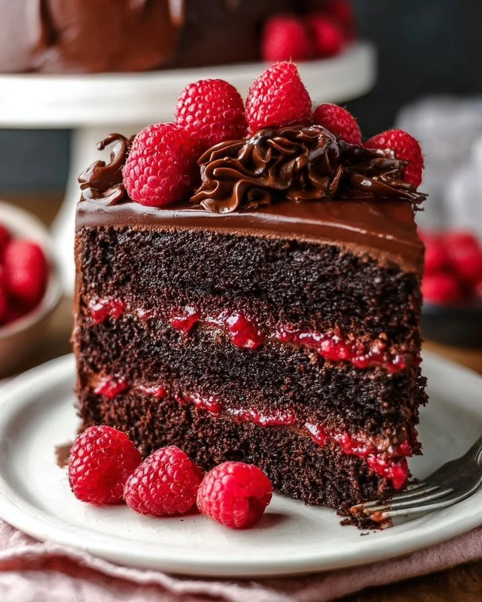 Chocolate Raspberry Cake