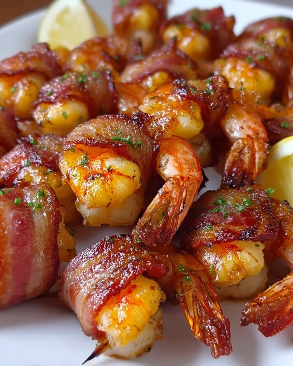 Crispy Bacon-Wrapped Shrimp Appetizers