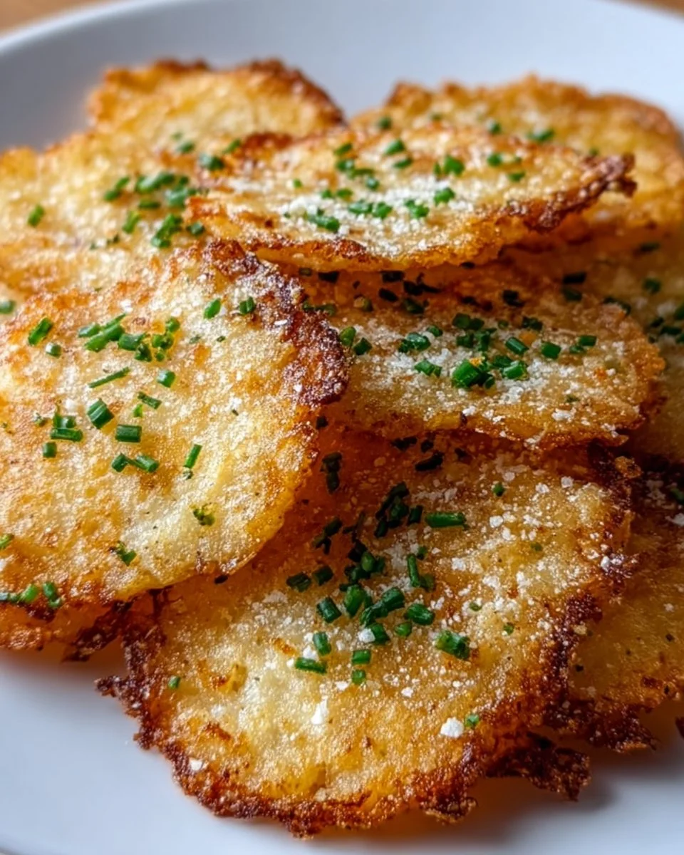 Crispy cottage cheese chips served in a bowl