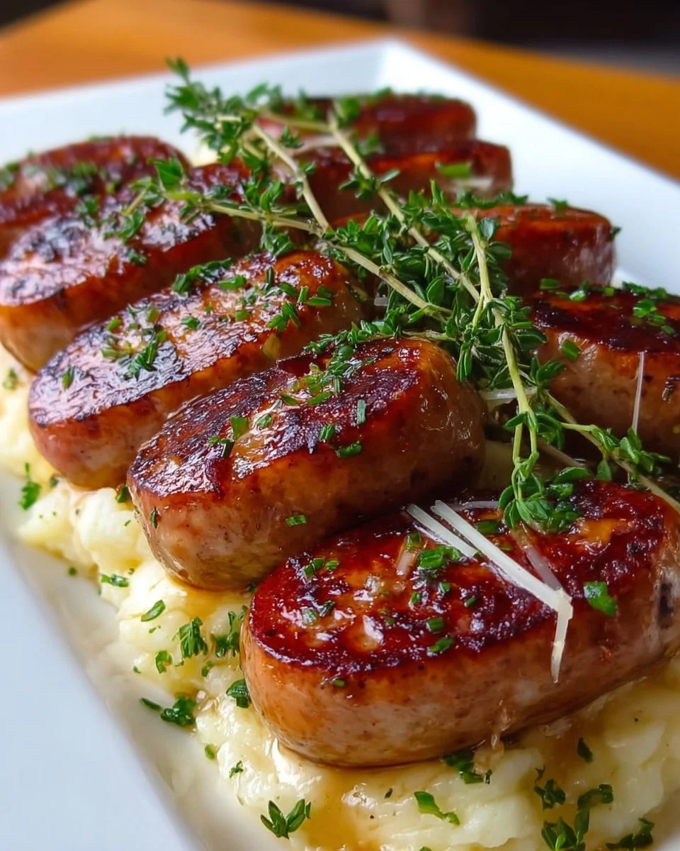 Crispy St. Patrick’s Irish Sausages and Mashed Potatoes Cups