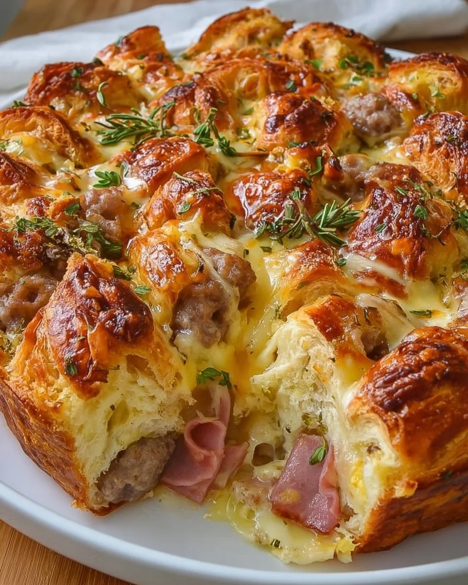 Croissant Bake Breakfast Casserole