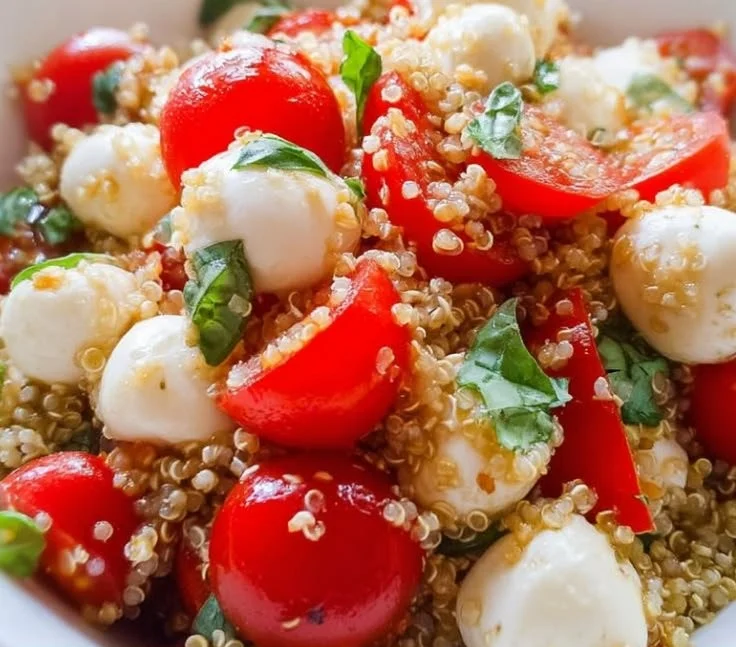 Fresh Caprese Quinoa Salad