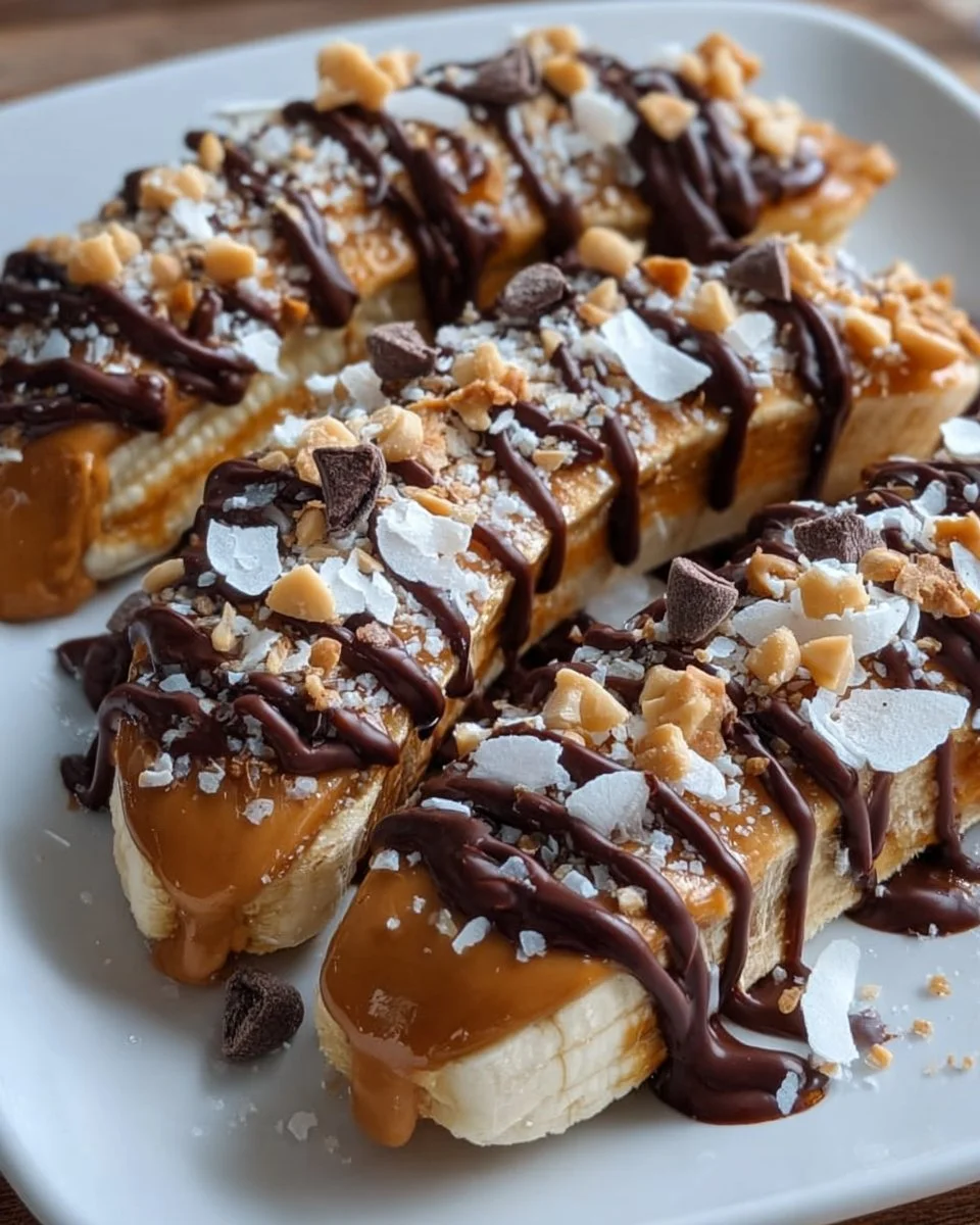 Frozen Banana Snickers