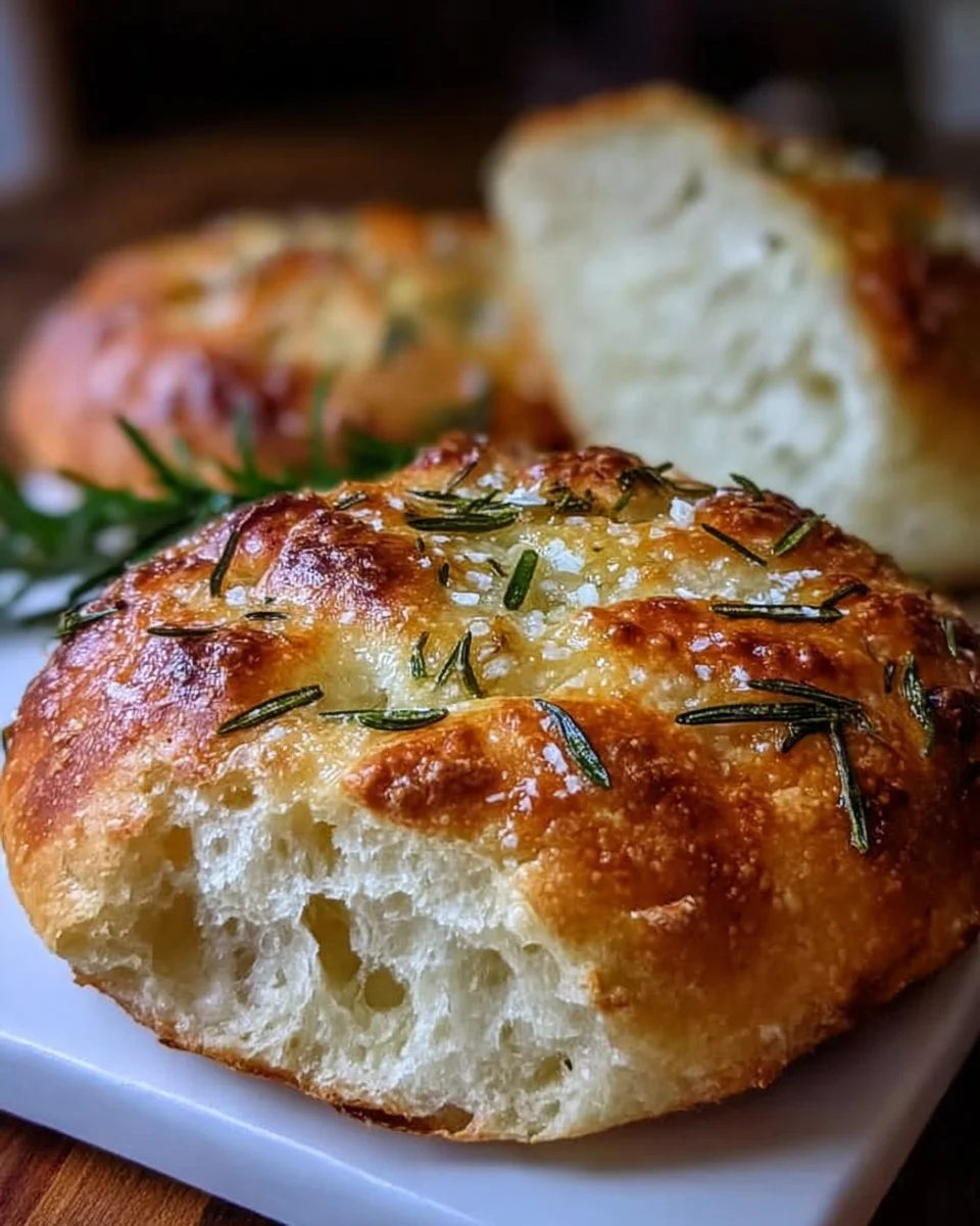 Irresistibly Fluffy Homemade Garlic Rosemary Bread Recipe