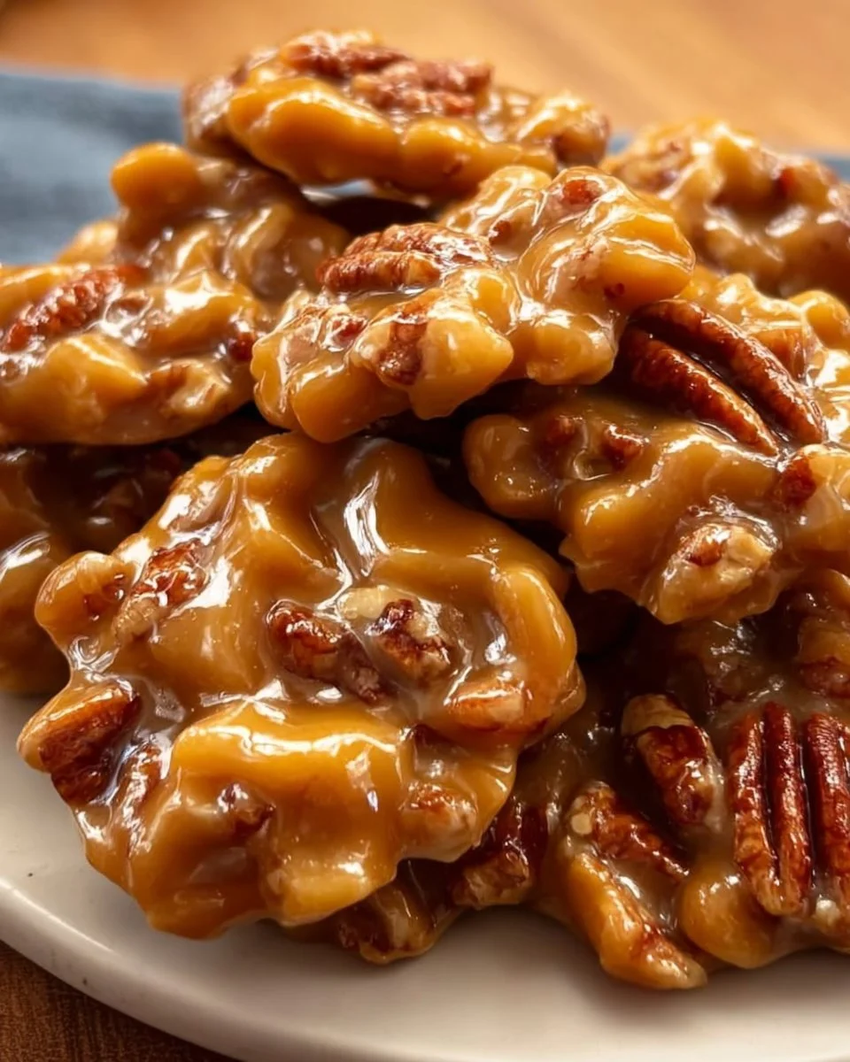 Soft Caramel Pecan Clusters