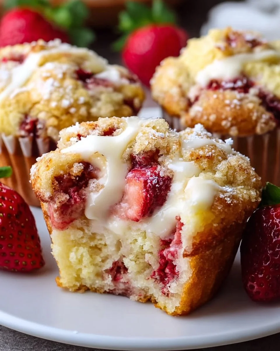 Strawberry Cream Cheese Muffins