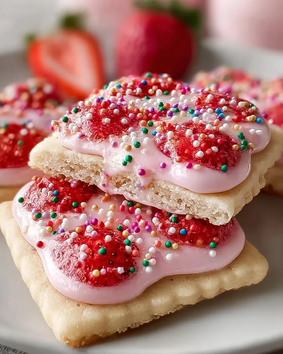 Strawberry Pop Tart Sugar Cookies – Deliciously Nostalgic Treats
