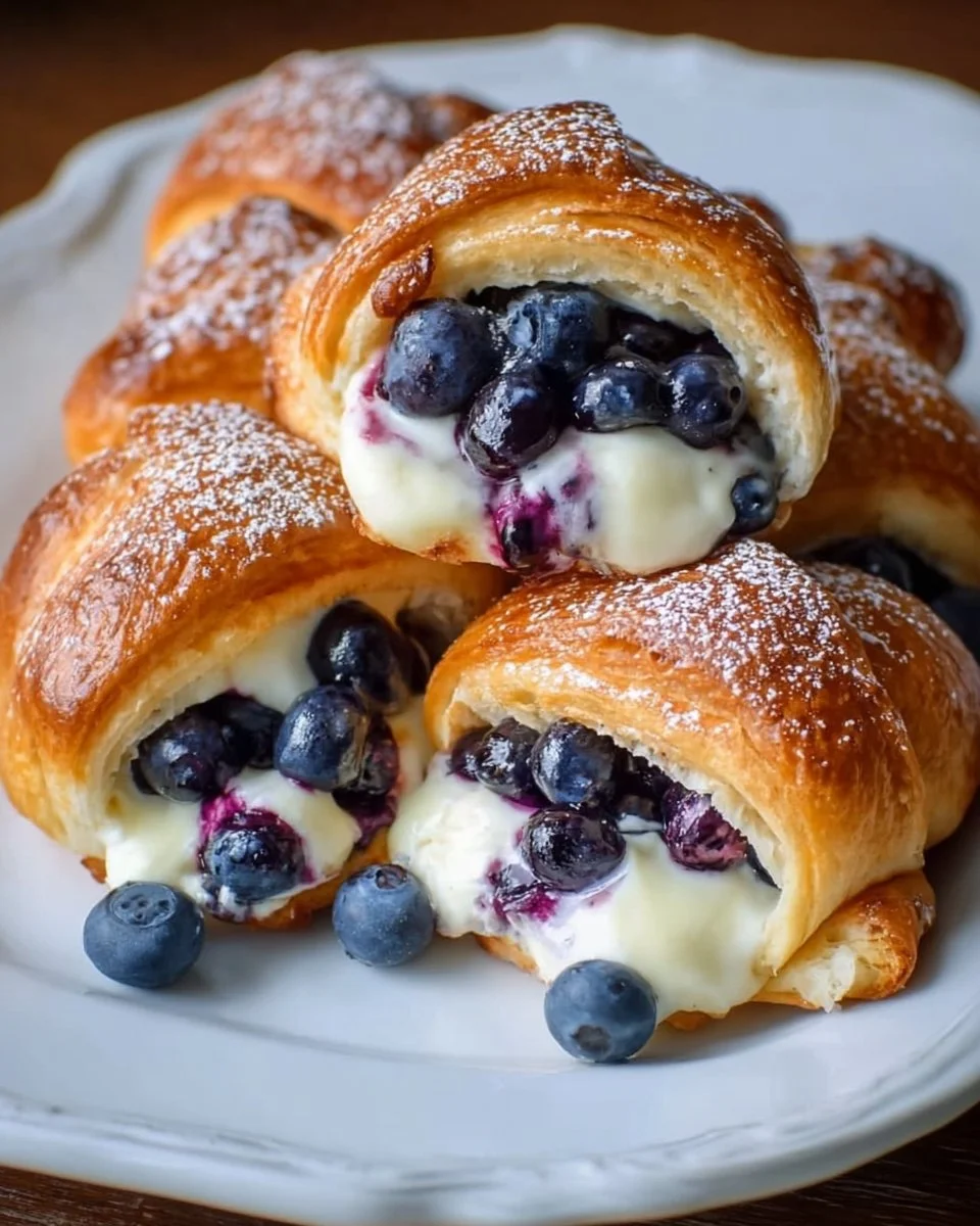 Blueberry Cheesecake Rolls