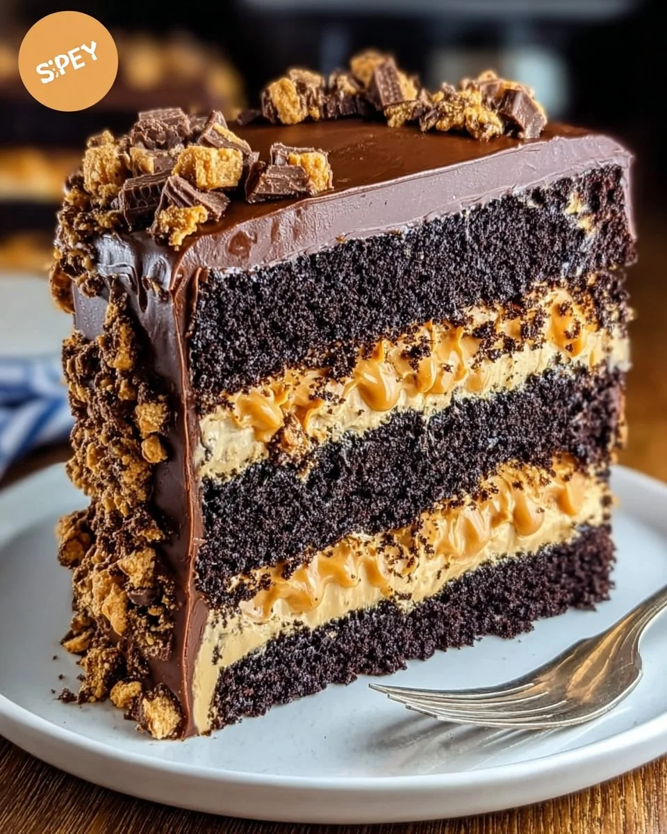 Butterfinger Bomb Cake Dessert