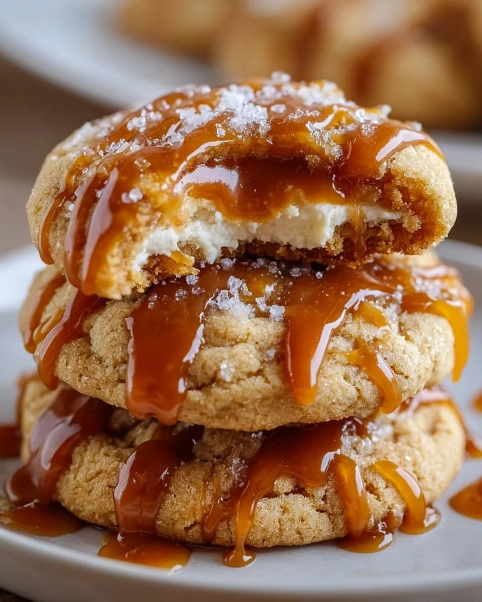 Caramel Cheesecake Cookies