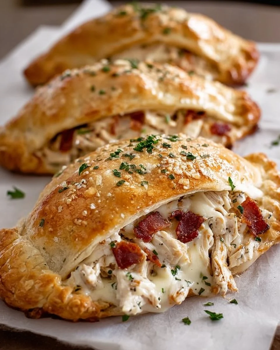 Chicken Bacon Ranch Calzone