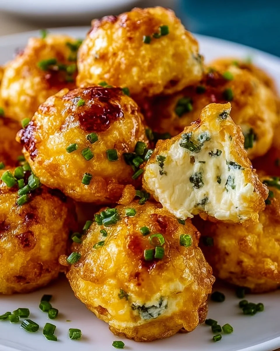 Delicious cream cheese poppers served on a platter with dipping sauce