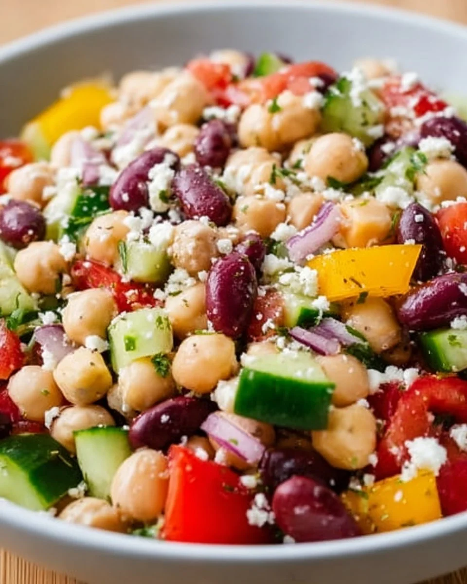 Delicious Greek Bean Salad That Elevates Your Lunch Game