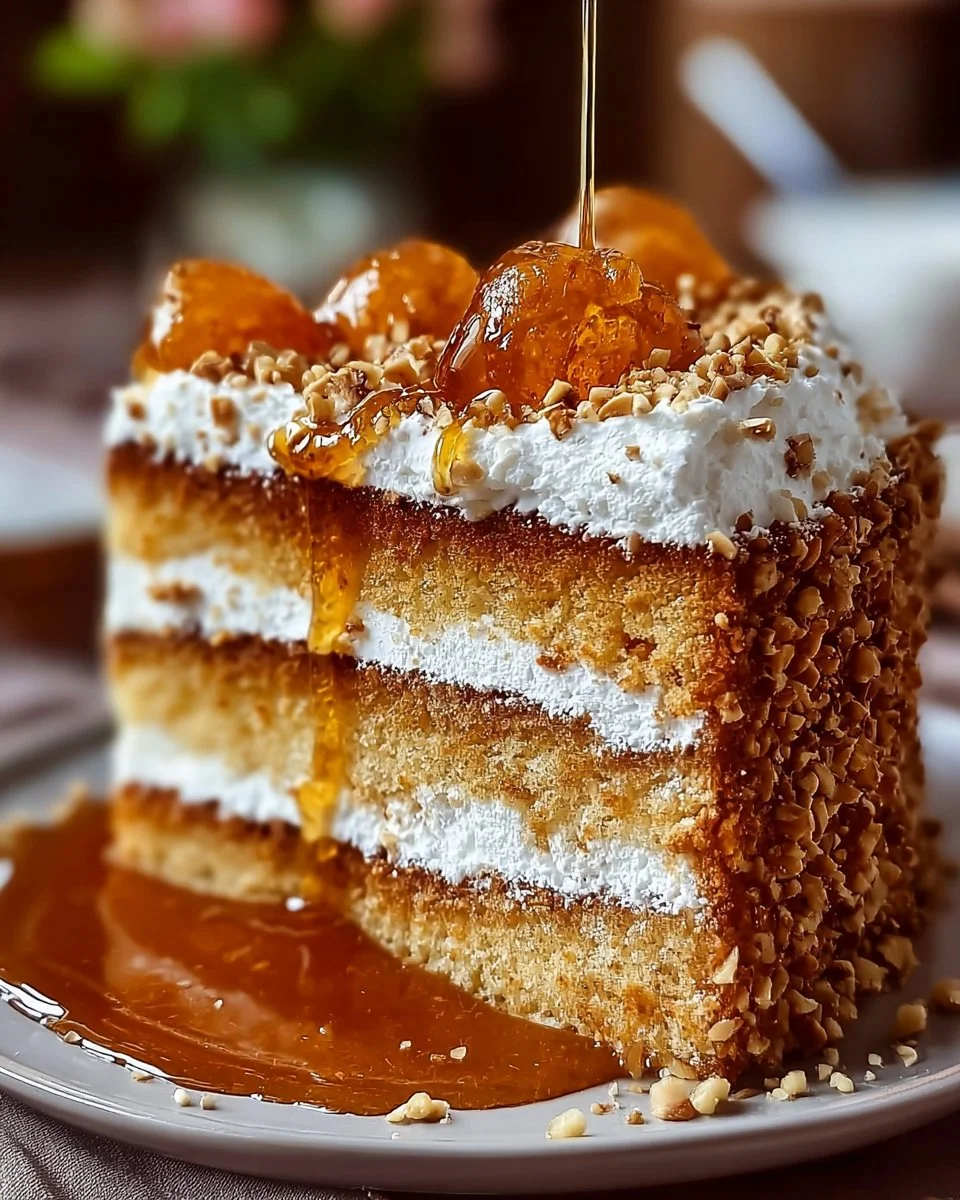 Fluffy Russian Honey Cake
