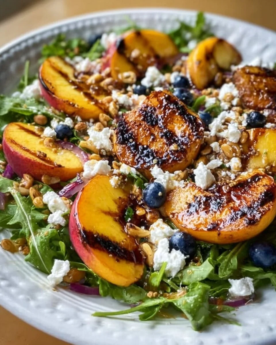 Grilled Peach Salad