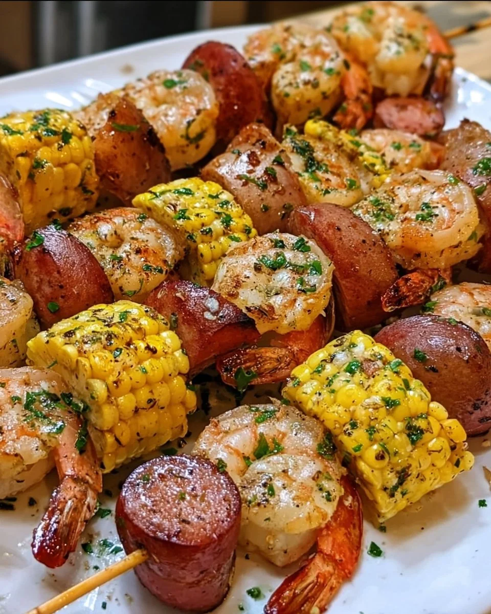 Grilled Seafood Skewers