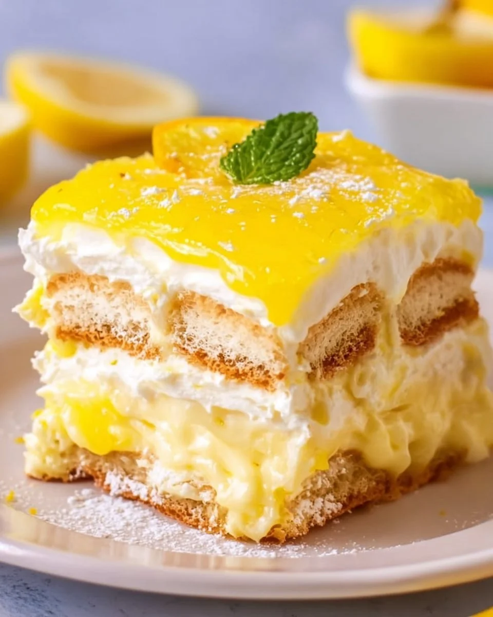Lemon Tiramisu