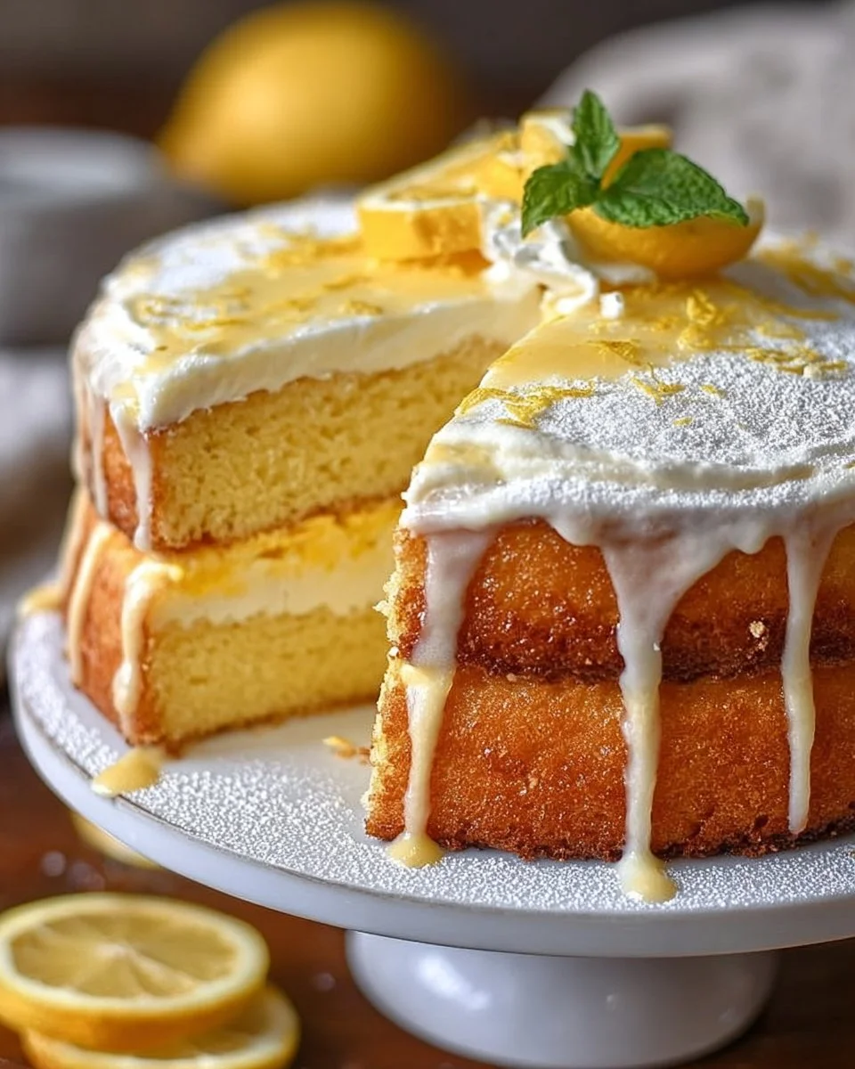 Limoncello Mascarpone Cake