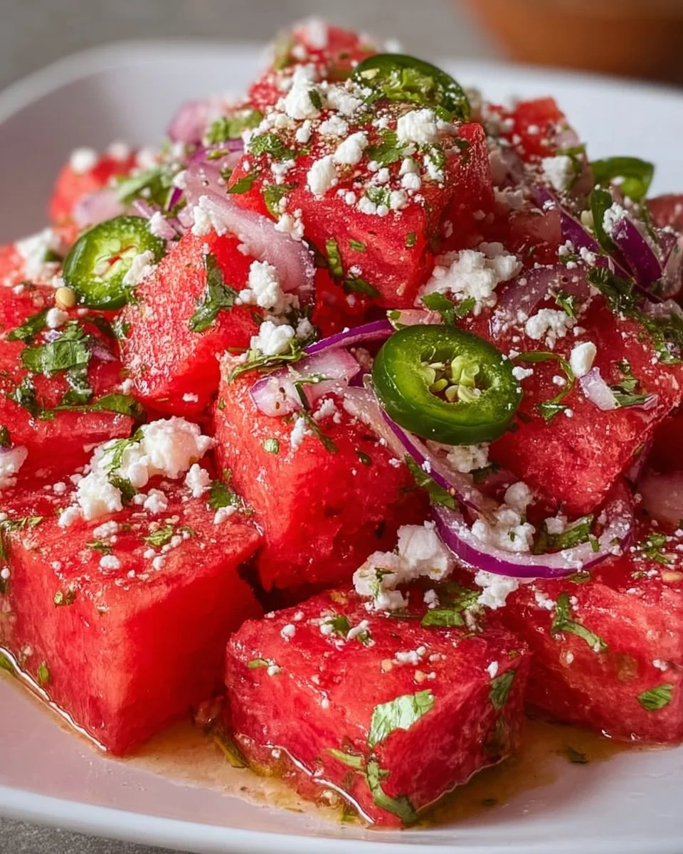 Mexican Watermelon Salad