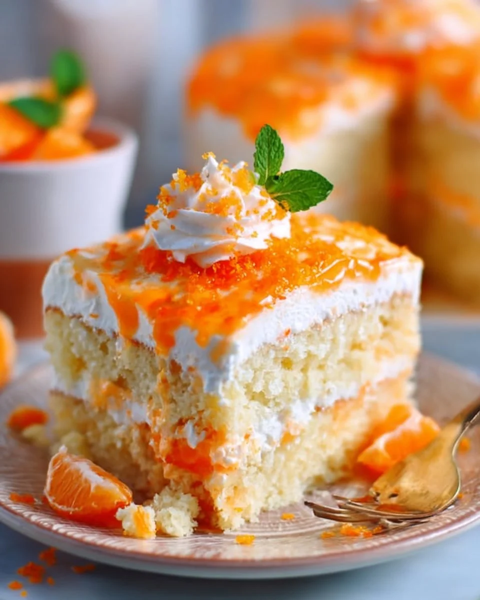 Orange Creamsicle Cake