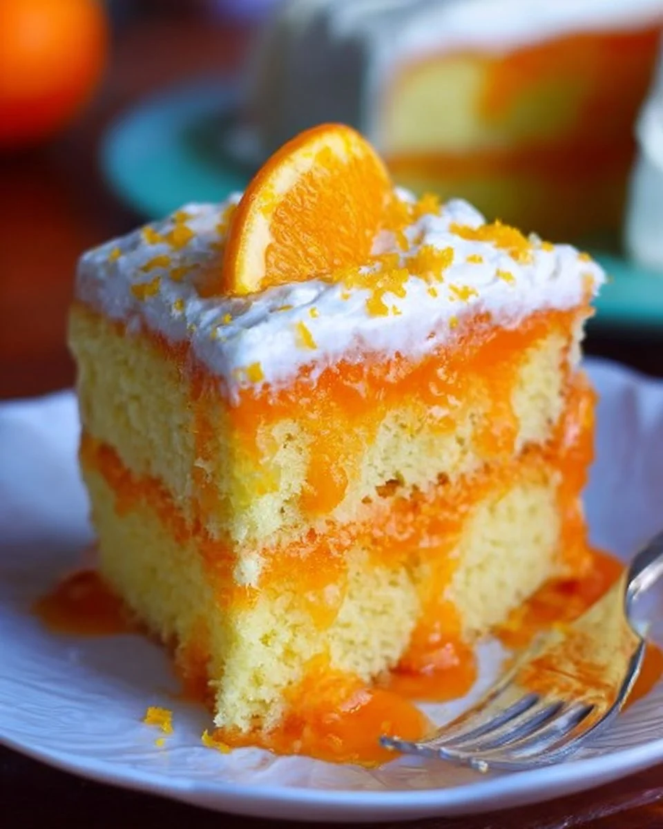 Orange Creamsicle Cake
