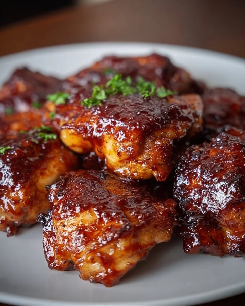 Quick BBQ Chicken Thighs
