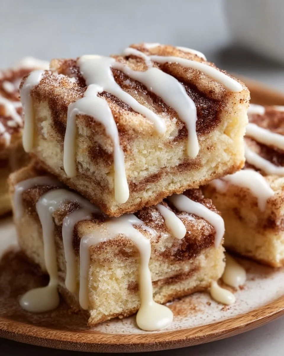 Cinnamon Roll Bliss Bars